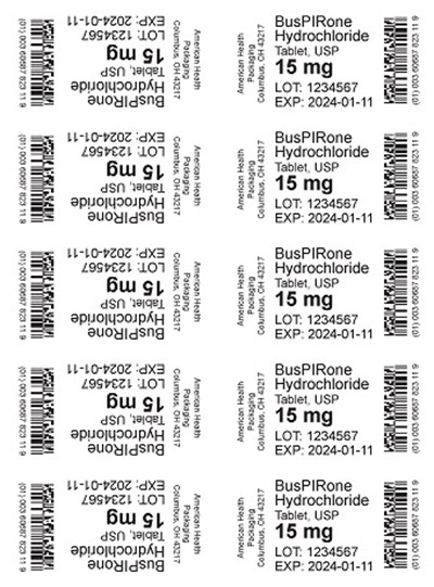 15 mg Buspirone HCl Tablet Blister (15 mg Buspirone HCl Tablet Blister)
